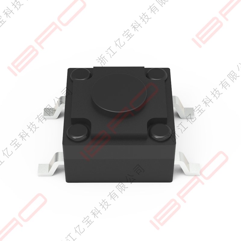 6 * 6mm Waterproof Tact Switch Flat Terminal Tactile Switch