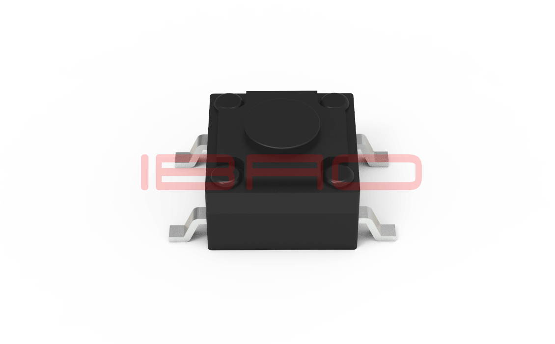 6 * 6mm Waterproof Tact Switch Flat Terminal Tactile Switch