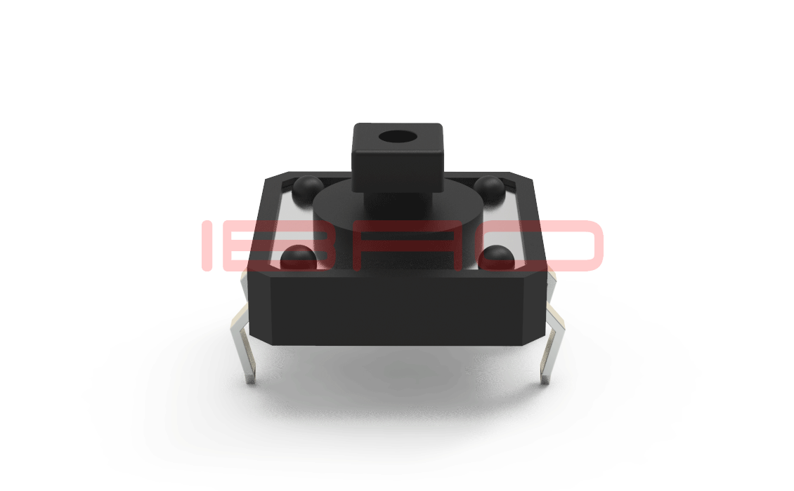 12 * 12mm Snap in Type Tact Switch PCB Pin Tactile Switch