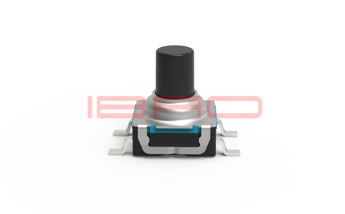 6.3 * 6.3mm Waterproof IP67 Tactile Switch SMT Terminal
