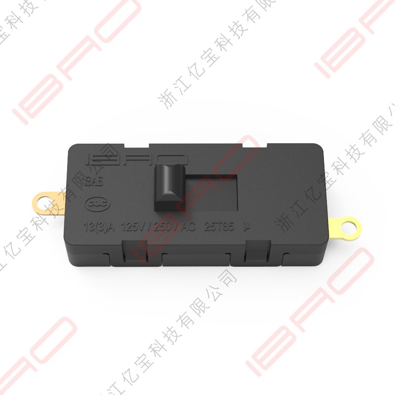 SAE Series Plastic Slide Switch 1P2T 2 Pin for Hair Dryer