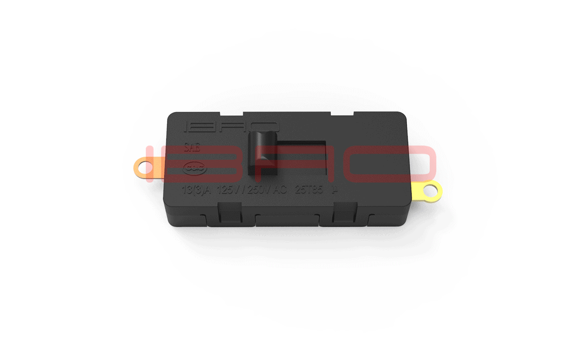 SAE Series Plastic Slide Switch 1P2T 2 Pin for Hair Dryer
