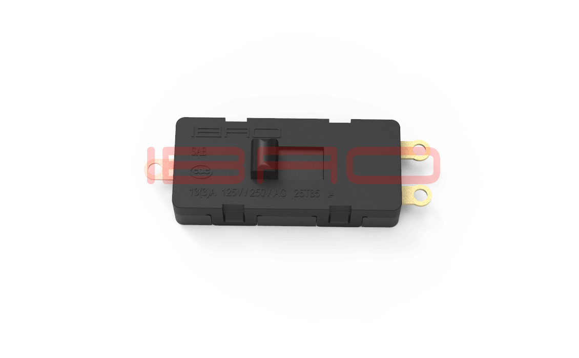 SAE Series Plastic Slide Switch 1P3T for Hair Dryer