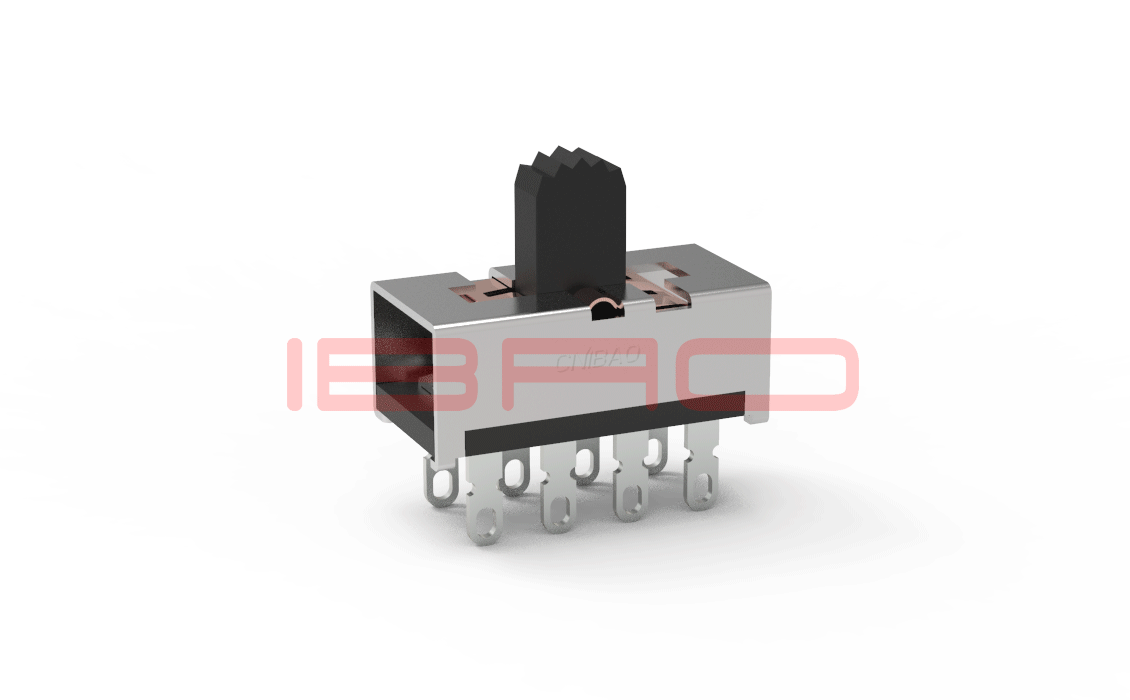SAB Series Slide Switch 3 Pin Vertical Momentary Slide Switch