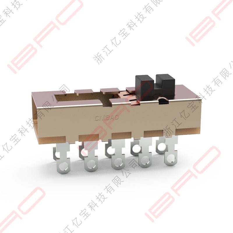 SAB Series Slide Switch 10 Pin Dual Pole Sliding Switch