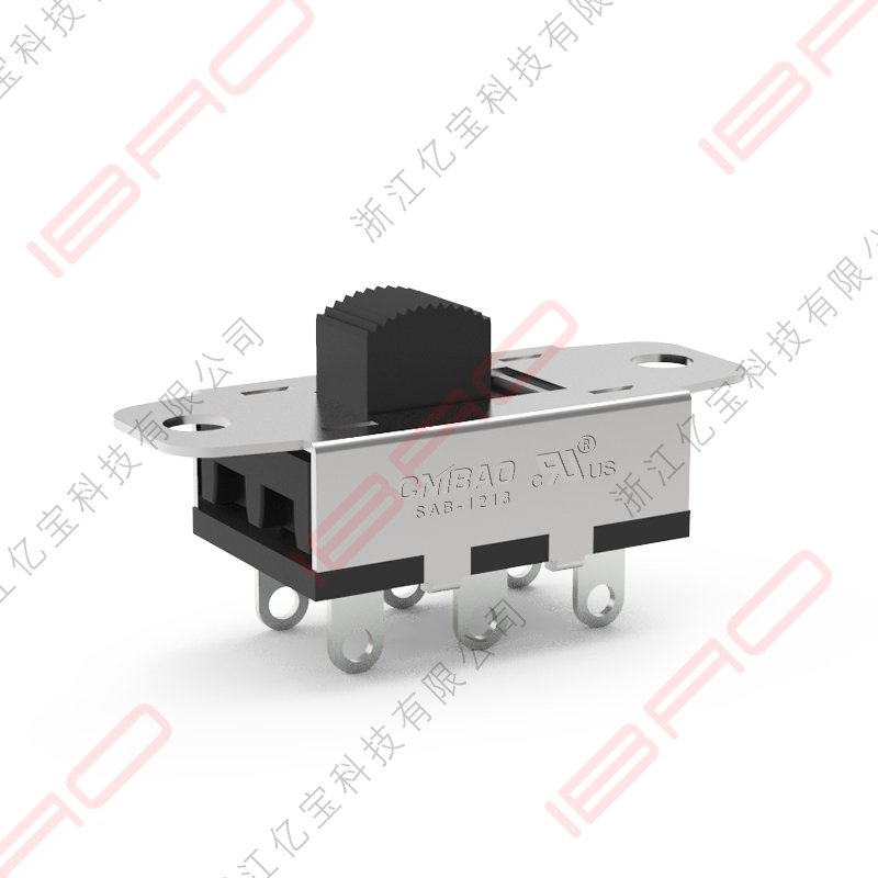 SAB Series Slide Switch 6 Pin Pcb Vertical Slide Switch