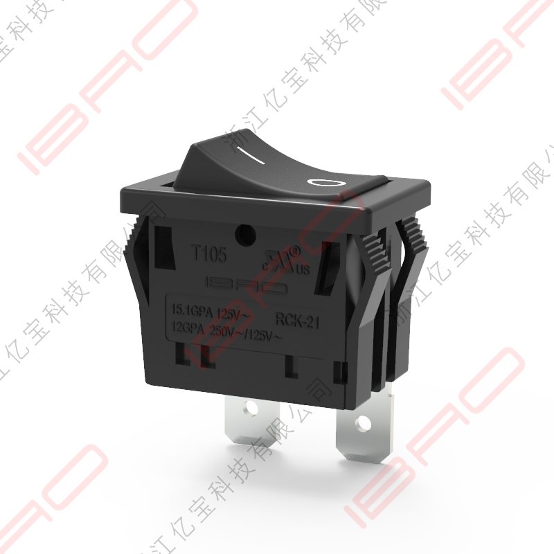 RCE Series Rocker Switch 8A Sub Miniature 2 Pin