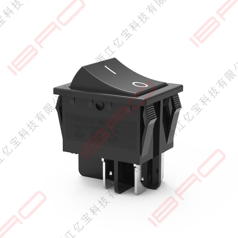 RCE Series Rocker Switch 4 Pin Momentary On Off