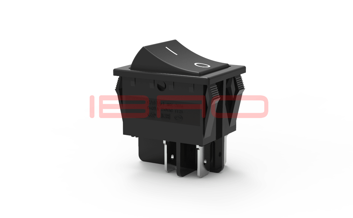 RCE Series Rocker Switch 4 Pin Momentary On Off