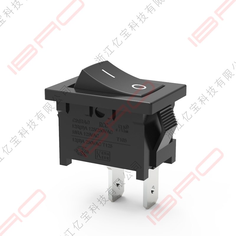 RCC Series Rocker Switch Sub Miniature 2 Pin On-Off