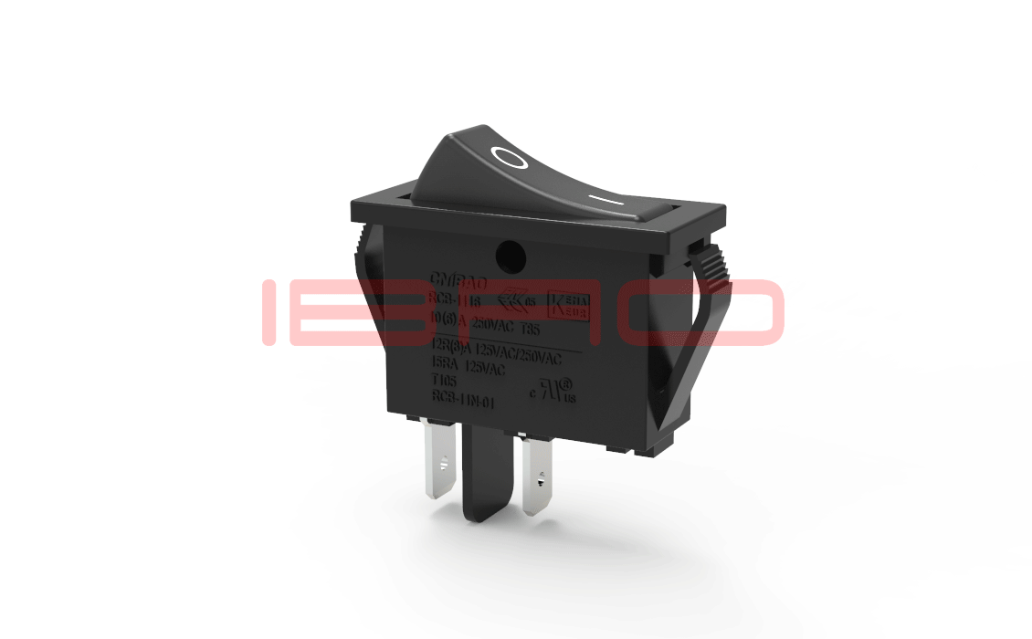 RCB Series Rocker Switch 2 Pin Power Controls