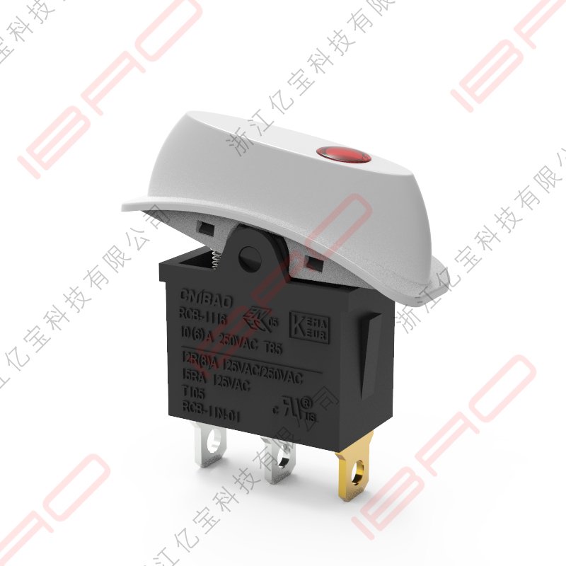 RCB Series Rocker Switch with Light Indicator Large Size