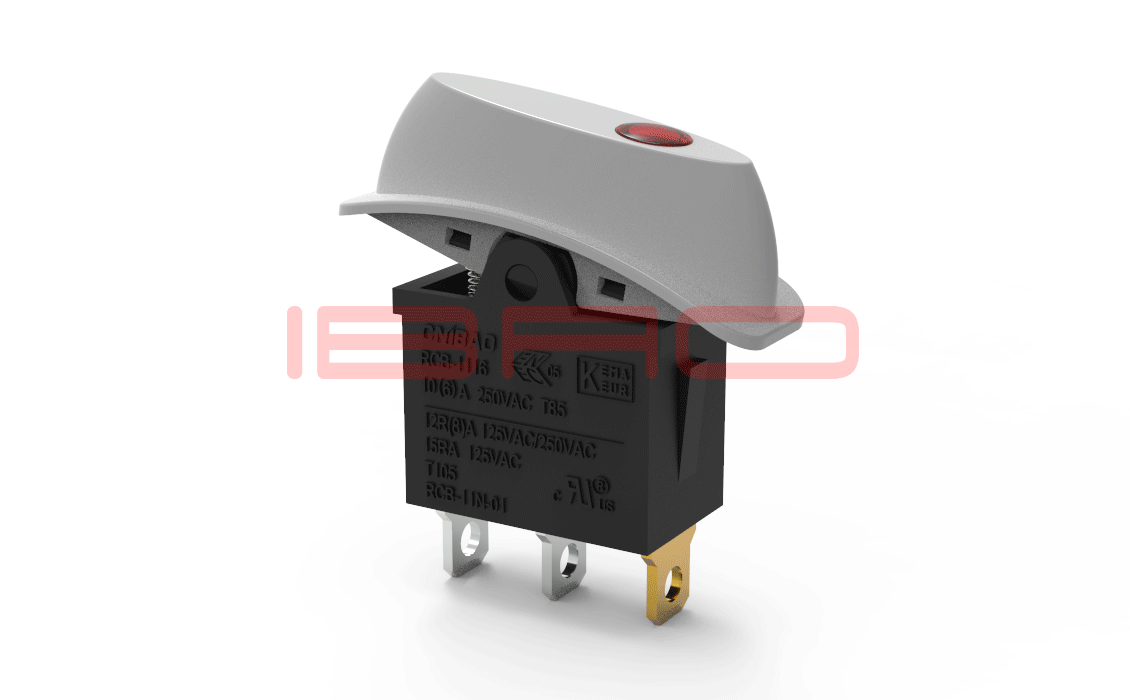 RCB Series Rocker Switch with Light Indicator Large Size