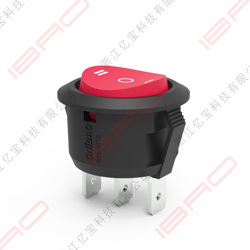 RCA Series Rocker Switch 3 Way ON-OFF-ON