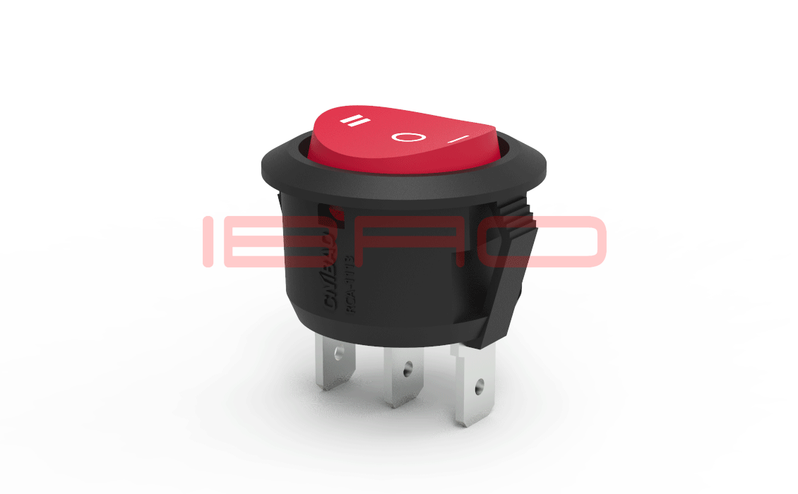 RCA Series Rocker Switch 3 Way ON-OFF-ON