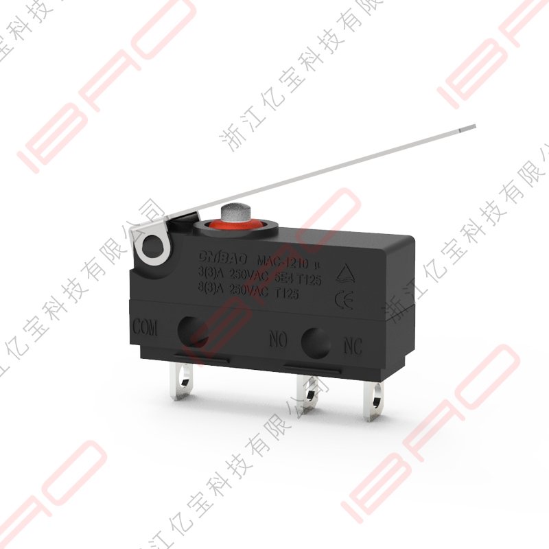 MAC Series Waterproof Micro Switch Long Straight Lever